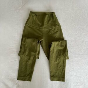 lululemon athletica Olive Green Leggings align 25 inch